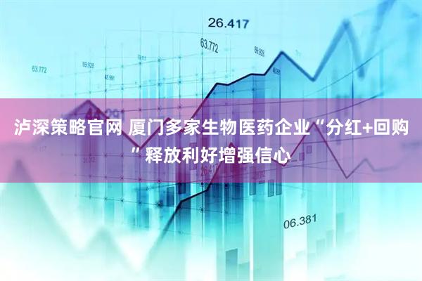 泸深策略官网 厦门多家生物医药企业“分红+回购”释放利好增强信心
